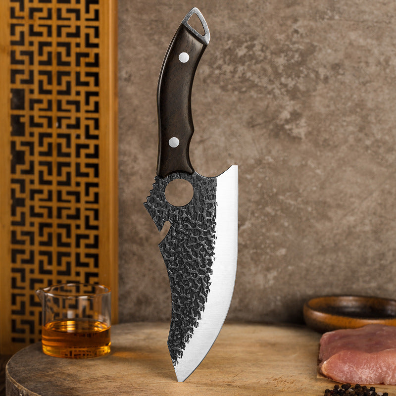 Steel Forging Ring Tactical Knife