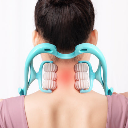 Multifunctional, Six-wheel, Neck Massager