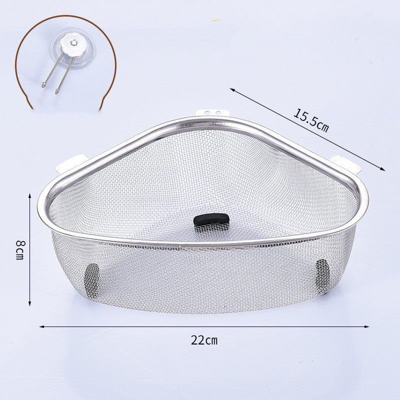 Kitchen Sink Drain Basket, Stainless Steel