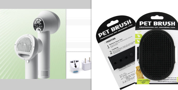 Pet Hair Dryer, Grooming Hairdressing Blow & Comb