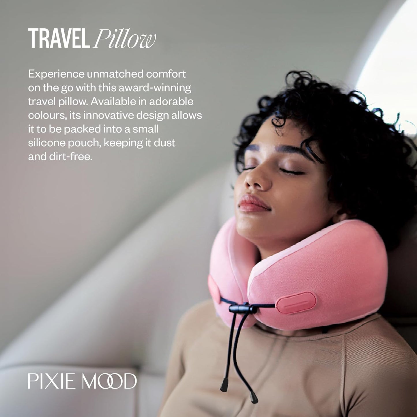 Travel and Aeroplane Neck Pillow, Supports Neck & Head- Soft, Lightweight, Washable, Easy-to-Carry