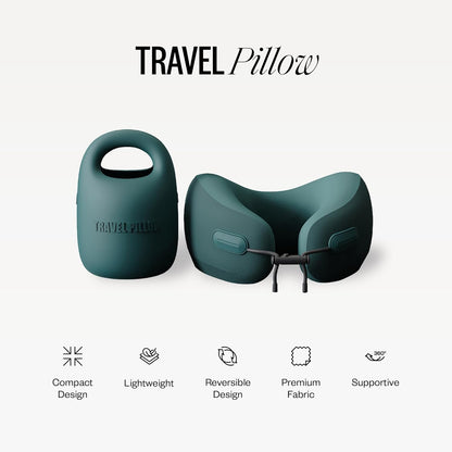 Travel and Aeroplane Neck Pillow, Supports Neck & Head- Soft, Lightweight, Washable, Easy-to-Carry