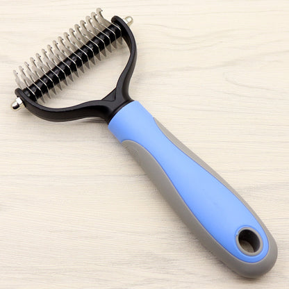 Pet Long-hair knot Comb, Double-sided Blade