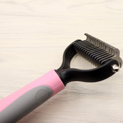 Pet Long-hair knot Comb, Double-sided Blade