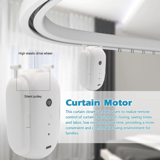 Automatic Curtains Opening/Closing Device Wireless, Bluetooth-Compatible