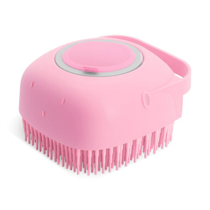 Pet Shampoo Massager, Soft Silicone Brushes