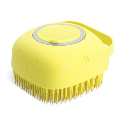 Pet Shampoo Massager, Soft Silicone Brushes