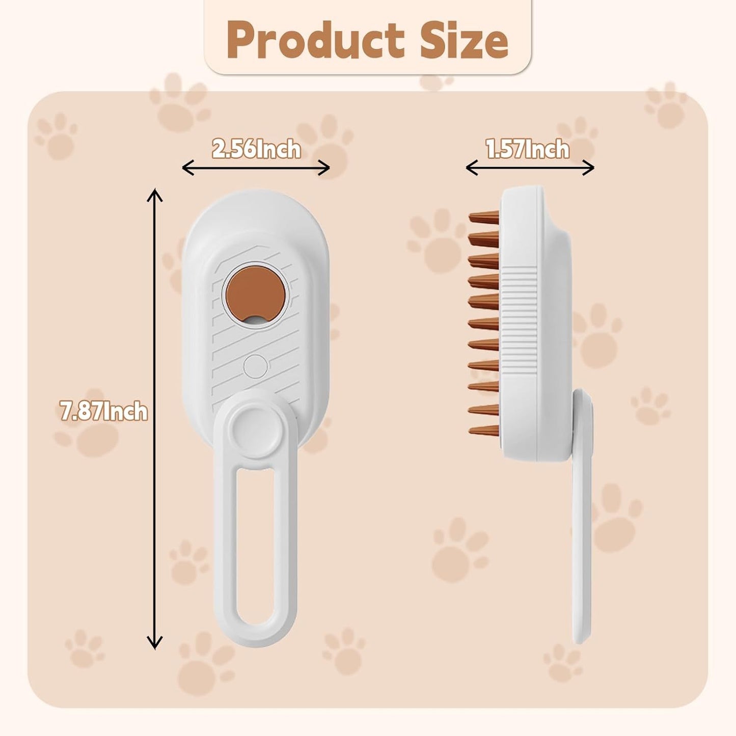 Cat Steam Brush For Shedding