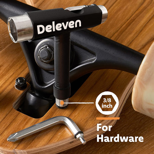 Deleven Skate Tool All-in-One Lightweight Portable Skateboard Tool