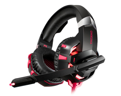 K2PRO headset gaming headset glowing computer PS4 wired headset