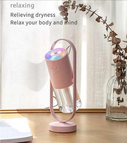 Air Humidifier For Home With Projection Night Lights, Ultrasonic Car Mist Maker, Air Purifier, USB