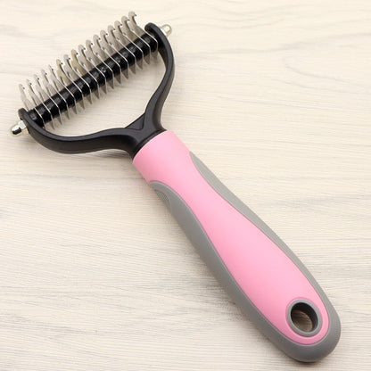 Pet Long-hair knot Comb, Double-sided Blade