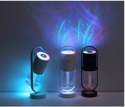 Air Humidifier For Home With Projection Night Lights, Ultrasonic Car Mist Maker, Air Purifier, USB