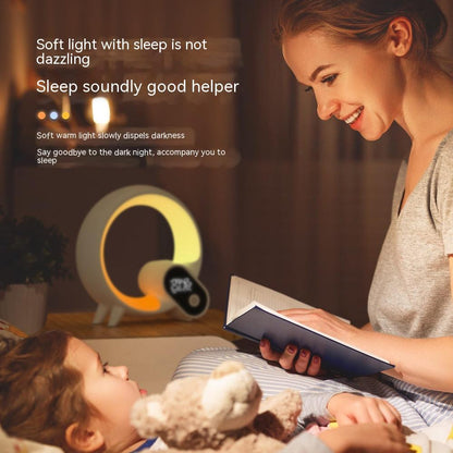 Q Light Analog & Digital Alarm Clock, Sunrise Wake-up