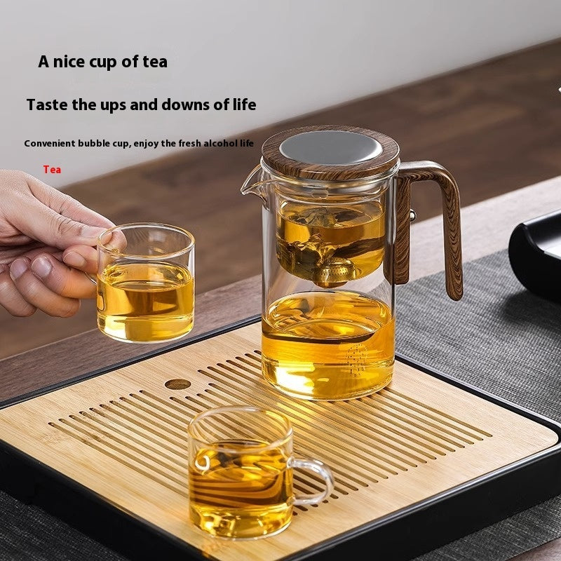 One Click Magnetic Glass Teapot