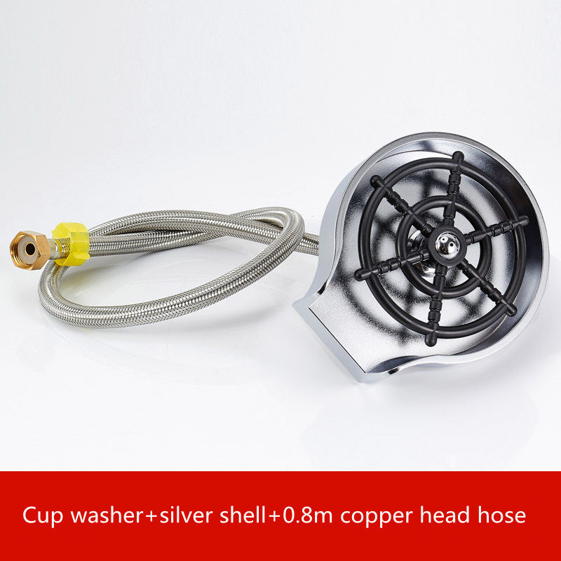 Bar Counter Cup Washer For Sink, High-pressure Spray