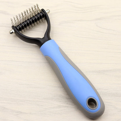 Pet Long-hair knot Comb, Double-sided Blade