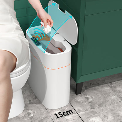 Smart Trash Can With Lid, Sense The Approach And Opens Automatically