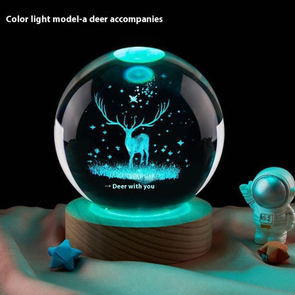 Moon Night Lamp, Crystal Ball