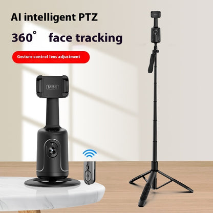 360 Auto Face Tracking AI Smartphone Holder For Videos & Live-Streams, Tripod