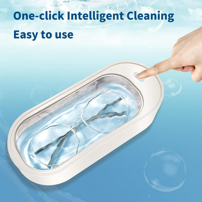 43kHz Ultrasonic Glasses & Eyeglass Cleaner, 440ML Capacity