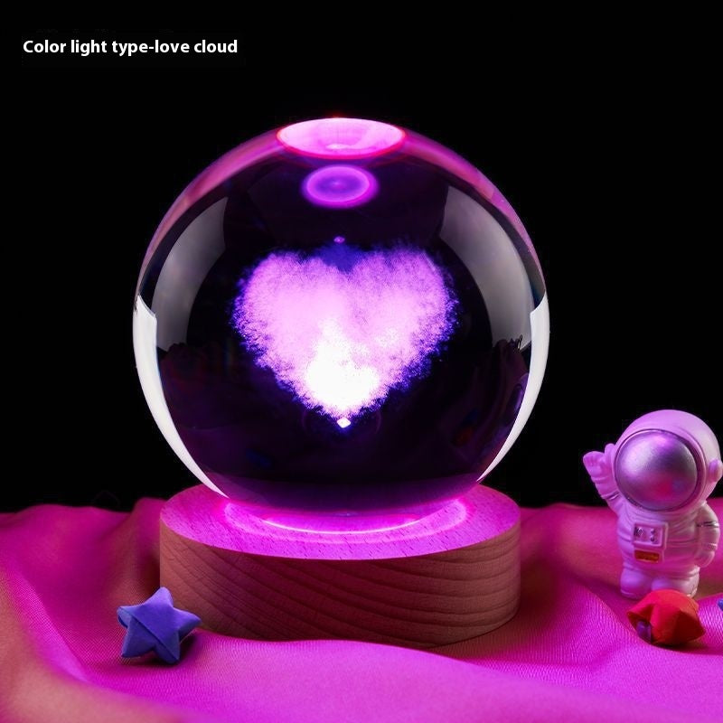 Moon Night Lamp, Crystal Ball