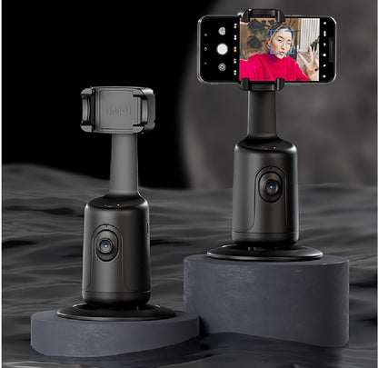 360 Auto Face Tracking AI Smartphone Holder For Videos & Live-Streams, Tripod