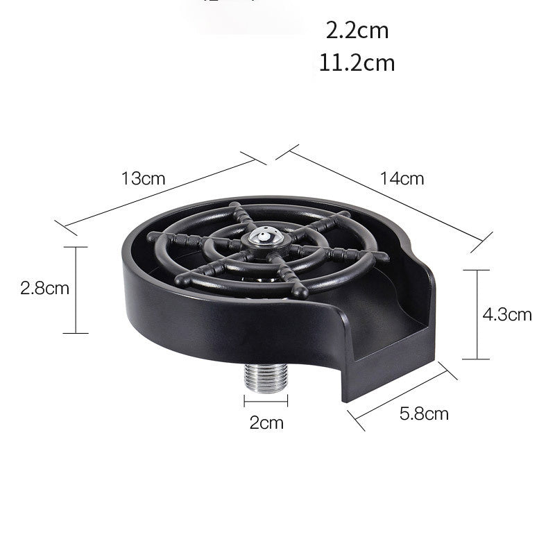 Bar Counter Cup Washer For Sink, High-pressure Spray