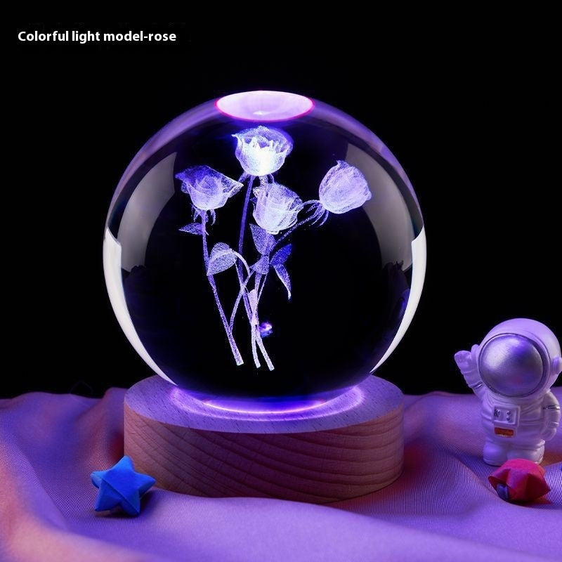 Moon Night Lamp, Crystal Ball