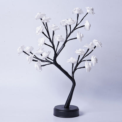 Table Lamp Flower Tree Rose Lamps, For Home Decor