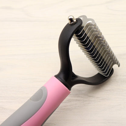 Pet Long-hair knot Comb, Double-sided Blade