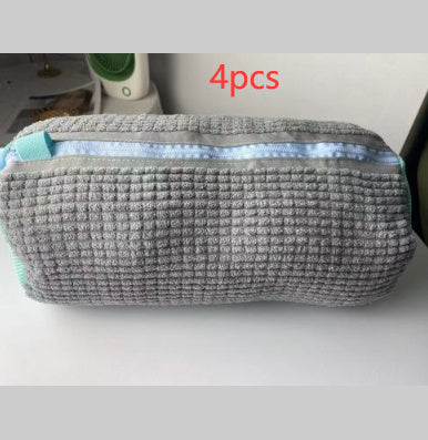 Shoe Wash Bag For Washing Machine, Reusable Zipper, Removes Dirt