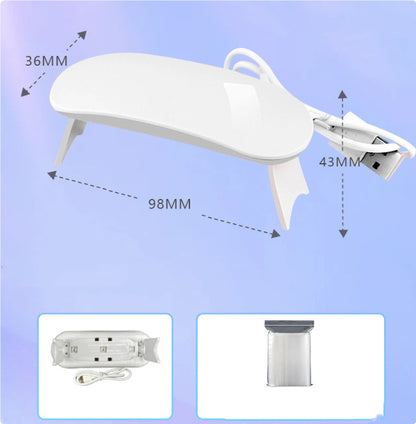 USB Nail Light LED, Portable, 6W