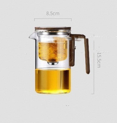 One Click Magnetic Glass Teapot