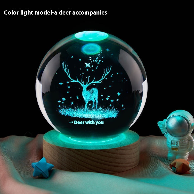 Moon Night Lamp, Crystal Ball