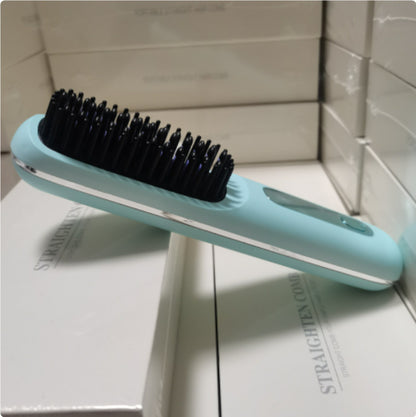 2 In 1 Wireless Hair Straightener Brush