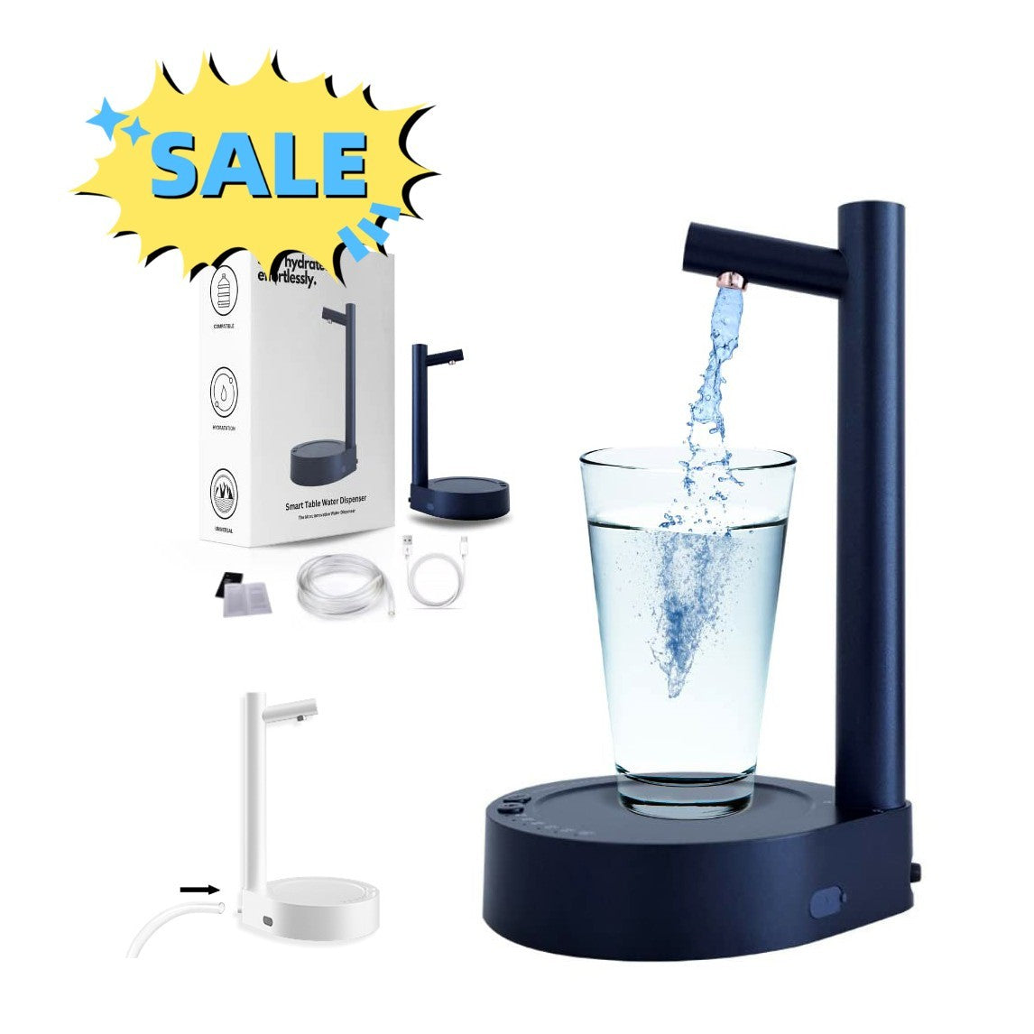 Electric Desk Dispenser Water Gallon