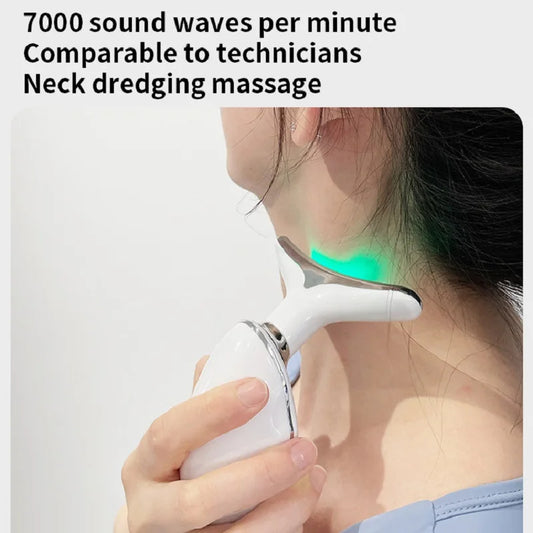 Neck Face Colorful LED Photon Therapy, Wrinkle Remove