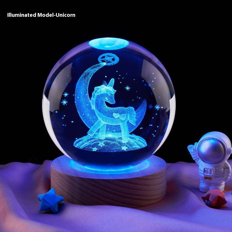 Moon Night Lamp, Crystal Ball