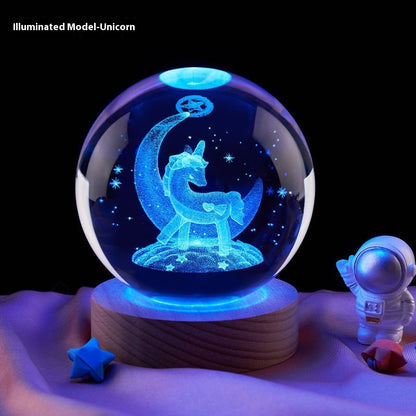 Moon Night Lamp, Crystal Ball