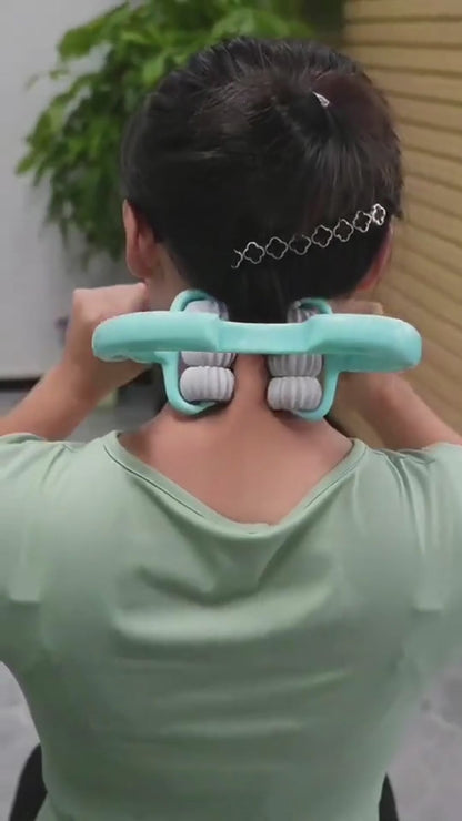 Multifunctional, Six-wheel, Neck Massager